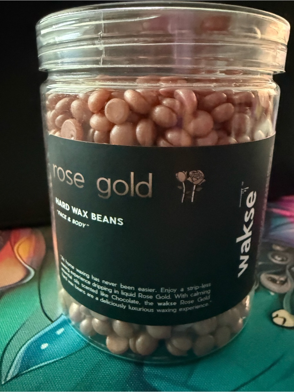 Wakse Rose Gold Hard Wax Beans for Face & Body